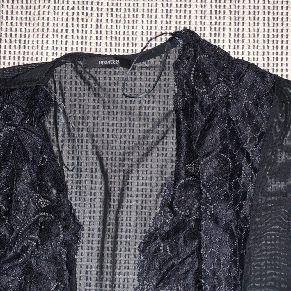 Forever 21 Sheer Robe - Picture 2 of 2